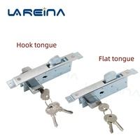 Accessoires de porte et de fenêtre de haute qualité, fabrication chinoise, vente en gros, serrure de porte coulissante en aluminium, serrure MICO, crochet de verrouillage, loquet