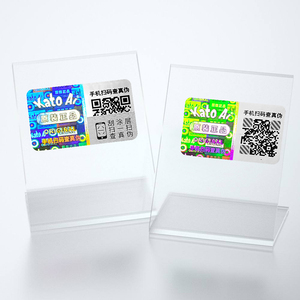 In Ấn Tùy Chỉnh Thiết Kế Chống Hàng Giả Hệ Thống Ba Chiều Nhãn Cratch Off Nối Tiếp Số An Ninh Mã QR Ba Chiều Sticker - Product Image 6