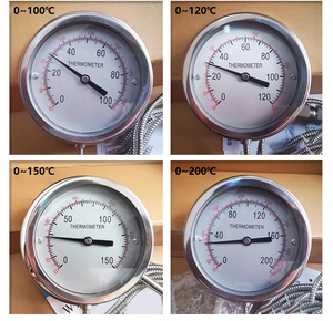 Medidor de temperatura de gases de escape con lectura remota, termómetro capilar eléctrico - Product Image 3