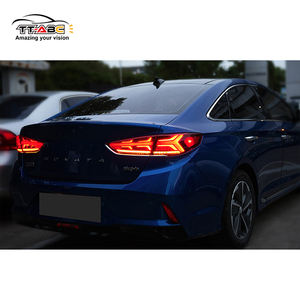 TT-ABC רכב אביזרי רכב שונה Led מעושן אדום 12V אחורי פגוש אות אור זנב אור עבור יונדאי הסונטה 9 2015-2018 - Product Image 5