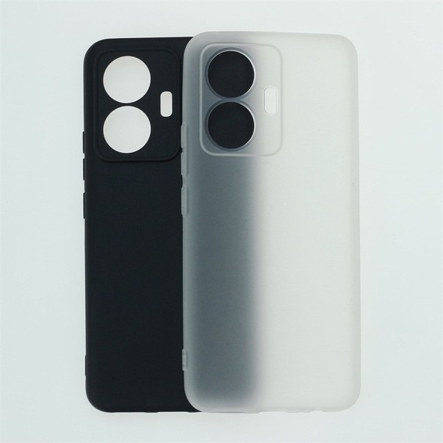 Manufacturer Wholesale Matte TPU Cases Soft Frosted Back Cover Silicone Mobile Phone Case for Vivo T1 4G V2153 Black