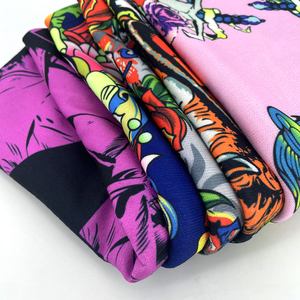 Tùy Chỉnh In 100% Polyester Neon Màu Xanh Lá Cây Vải Cho Đám Cưới Cho May Mặc Rèm Màn Hình Mô Phỏng Hoạt Hình Teleplay Nền - Product Image 3