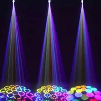 Luz Móvil LED de 120W para Escenario, IP33, 10 Gobos, 8 Colores, DMX512, Activación por Sonido, Control Automático, Regulable, Voltaje Universal