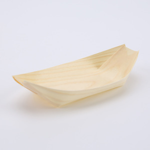 Assiette <span class=keywords><strong>en</strong></span> <span class=keywords><strong>bois</strong></span> biodégradable jetable de 6 pouces <span class=keywords><strong>en</strong></span> forme de bateau <span class=keywords><strong>avec</strong></span> <span class=keywords><strong>couvercle</strong></span> sans danger pour le réfrigérateur et pour les hôtels, le camping et le plateau <span class=keywords><strong>en</strong></span> <span class=keywords><strong>bois</strong></span> pour sushis - Product Image 3