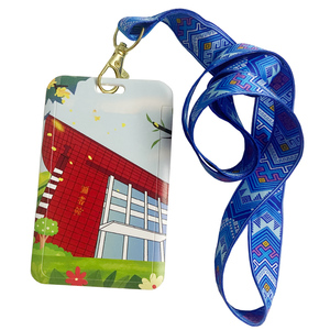 Fast Supply Polyester Neck Strap Lanyard Safety Dye Sublimation Card Holder for Other Materials