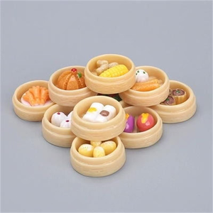 مغناطيس ثلاجة دائري كبير بتصميم سلة بخار طعام صناعية بقطر 18 سم، إكسسوارات كابوشون للديكور - Product Image 6