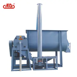 Horizontal type powder feed crushing mixing pig feed grinder mixer with wholesale price