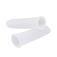 Embouts en silicone personnalisés de haute qualité, résistants à la chaleur, manchons de protection pour équipement industriel, couvre-embouts antidérapants en silicone
