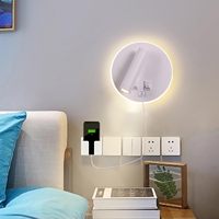 Applique murale LED à 325 degrés lampes murales réglables pour hôtel chambre chevet étude lire éclairage avec interrupteur applique murale led