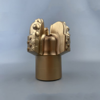 Forets PDC en acier forgé pour le forage de puits de pétrole et d'eau, 133 mm, 4 ailettes, roche dure