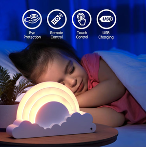 Nouvelle lampe LED <span class=keywords><strong>arc</strong></span>-<span class=keywords><strong>en</strong></span>-<span class=keywords><strong>ciel</strong></span> vibrante <span class=keywords><strong>en</strong></span> ABS, 14 couleurs, commande tactile, rechargeable, design moderne, à intensité variable, pour salon et chevet - Product Image 6