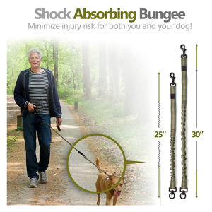 Correa Retráctil para Perro al por Mayor, Antitirones, Antideslizante, Reflectante, para Exteriores, Correa de Cuerda Resistente con Bungee - Product Image 6