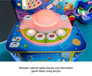 Bán Hot Chất Lượng Cao Đồng Xu Hoạt Động Búa Tấn Công Trò Chơi Máy <span class=keywords><strong>Whack</strong></span> Một Nốt Ruồi Với Xổ Số Vé Vui Vẻ 2 Người Chơi Trẻ em' Vui Chơi Giải Trí - Product Image 4