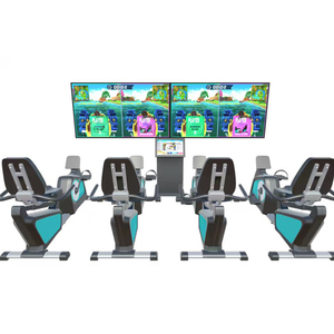 Machine de jeu de course cycliste InteraGame pour 2 joueurs, à monnayeur, pour enfants, pour salles d'arcade et de divertissement intérieures - Product Image 4