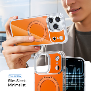 Nouvelle <span class=keywords><strong>Coque</strong></span> de Téléphone en Promotion pour <span class=keywords><strong>Apple</strong></span> <span class=keywords><strong>iPhone</strong></span> 17 Pro Max/17 Air/16 Cloud avec Anneau Magnétique 360° et Support de Charge, Anti-Chute et Antichoc - Product Image 5