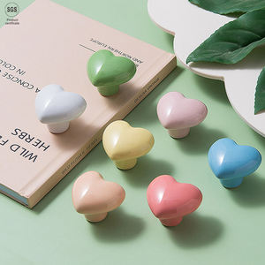 Usine directe en alliage de Zinc matériel chambre d'enfants sécurité en céramique mignon <span class=keywords><strong>armoire</strong></span> bouton tiroir <span class=keywords><strong>armoire</strong></span> meubles poignée pour chambre - Product Image 2