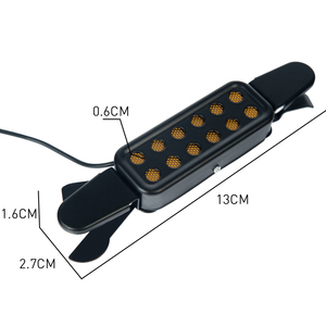 NAOMI Clip-on pikap akustik elektro gitar dönüştürücü 12 delik dönüştürücü amplifikatör akustik gitar bas <span class=keywords><strong>Pickup</strong></span> - Product Image 2