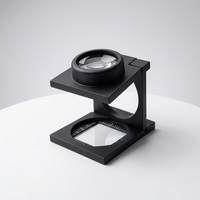 Loupe de bijoutier en métal de 13 mm, loupe d'agrandissement pour bijoux