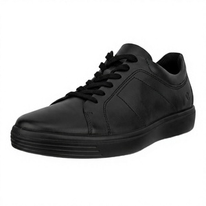 Chaussures de sport classiques décontractées pour hommes à lacets en PU solide - Product Image 4