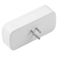 Prise intelligente WiFi électrique, application EWelink et contrôle vocal Alexa, surveillance de la consommation, minuterie, compte à rebours, utilisation en garage, extérieur, hôtel, camping-car