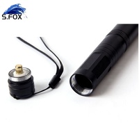 Lumière laser verte réglable en aluminium, lumière laser verte réglable en aluminium, 303, allumage de briquet, lampe torche