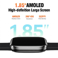 Reloj Inteligente REMAX WATCH25i AMOLED de 1.85 Pulgadas, Aleación de Aluminio, Más de 100 Deportes, Monitor de Salud y Actividad Física, Resistente al Agua IP68, Reloj Inteligente Premium con IA