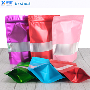 Bolsa de Embalaje de Plástico con Cierre Hermético y Ventana <span class=keywords><strong>para</strong></span> Alimentos, Personalizable con Logotipo, de Aluminio Colorido, Resistente a Olores - Product Image 2