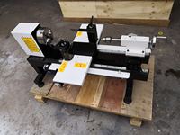 Mini Torno CNC de 4 Ejes para Madera, para Hacer Cuentas, Perforar Agujeros, Tornear Madera, Equipo de Torno CNC Pequeño
