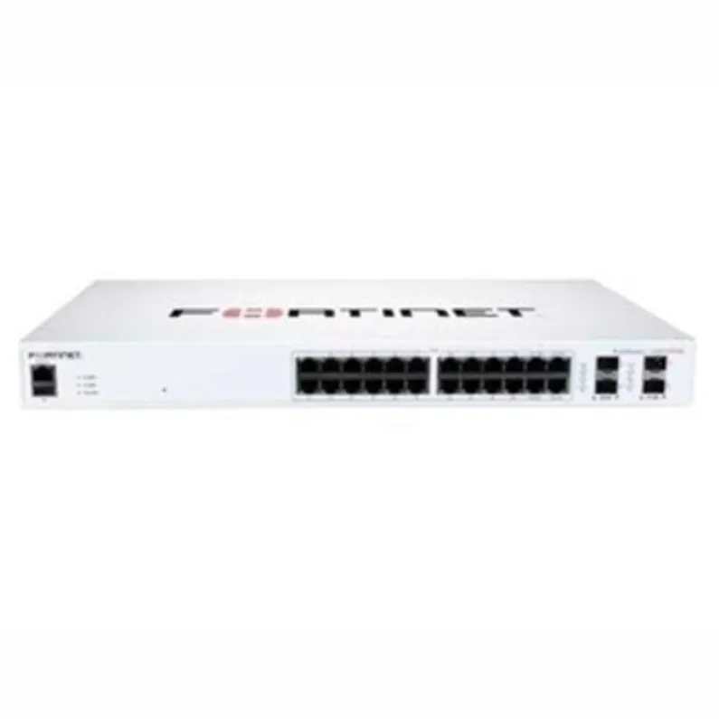 Fortinet FS-124F/124F-POE/124F-FPOE Comutador de 24 portas/PO FS-124F 24 peças 24xGE RG45 e 4x10GE SFP + Fortiswitch Camada 2