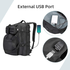 Bolsa de Almacenamiento para Casco de Ciclismo de Gran Capacidad, Bolsa para Casco de Motocicleta Molle con USB - Product Image 3