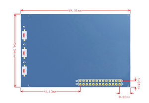 Pantalla LCD de 3.2 pulgadas con pantalla táctil resistiva SPI de 390 nits y resolución de 320*240 para Raspberry Pi - Product Image 3