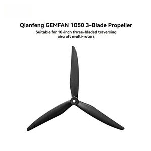 Hélices Gemfan de 3 Aspas de Carbono y Nylon, 1050, Paso de 5 Pulgadas, para Multirrotor, Venta Caliente - Product Image 2