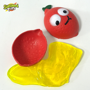 Sunseed Pâte à modeler souple et extensible, en forme de fruits, jouet de farce à l'effet d'œuf à casser, anti-stress éducatif, pour enfants de 5 à 12 ans - Product Image 6