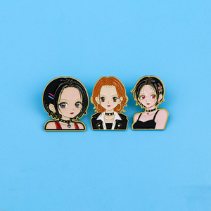 Spilla Distintiva Anime <span class=keywords><strong>Nana</strong></span> Girl in Metallo Smaltato per Abbigliamento e Accessori per Zaini - Product Image 5