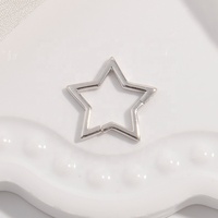 Fine 925 argent Sterling plaqué or rond ovale étoile fin Bracelet chaînes fermoirs à ressort pour la fabrication de bijoux collier accessoires