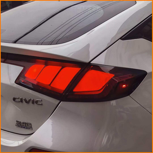 สำหรับ Honda <span class=keywords><strong>Civic</strong></span> Hatchback ปี 2022 2023 2024 FL1 FL5 ชุดไฟท้าย LED สไตล์ Mugen สีแดง อะไหล่ทดแทน - Product Image 5