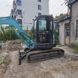 รถขุดญี่ปุ่นมือสอง Kobelco SK55SR ขนาด 5.5 ตัน พร้อมใบมีด รถขุดตีนตะขาบ Kobelco SK55SR SK55 มือสอง ลดราคา - Product Image 6