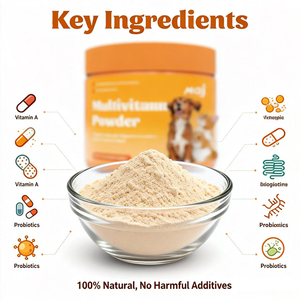 Compléments alimentaires pour la santé des animaux de compagnie, poudre multivitaminée 15-en-1, produits pour animaux de compagnie, multivitamines de qualité supérieure pour chiens et chats, nutrition animale, vitamines - Product Image 4