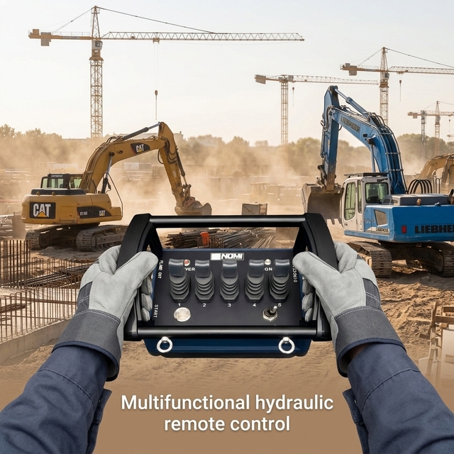 Hot Sale IP67 Waterproof Multi-channel Hydraulic Proportional Remote Control for Truck Crane & Lifting Machinery