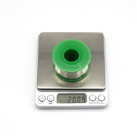 Fil à souder sans plomb à âme de colophane 1,0 mm, alliage étain-cuivre respectueux de l'environnement RoHS, flux 2,0-2,5%, point de fusion 217°C