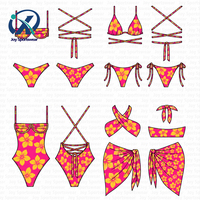 Produsen Baju Renang Kustom Wanita, Bikini Cetak Trendi, Desainer Pakaian Renang
