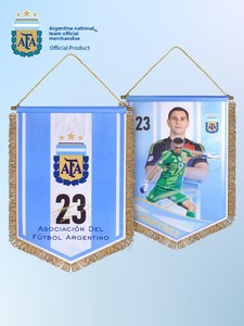 [Oficial y Genuino] Escudo de la Selección <span class=keywords><strong>Argentina</strong></span> de la AFA, Bandera Azul y Blanca con Firmas de Jugadores para Colgante Conmemorativo - Product Image 3
