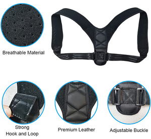 Offre Spéciale Correcteur de Posture Professionnel Réglable et Respirant pour Hommes et Femmes, Ceinture de Soutien pour le Haut du Dos et la Colonne Vertébrale, Soulagement de la Douleur - Product Image 6