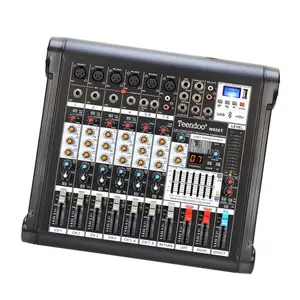 Mixer Audio Daya Pola Mini 6 Saluran Digital, Gaya Baru