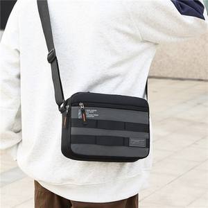 Zhuimengzhi Bolso cruzado para hombre, tela Oxford, gran capacidad, con bloques de color, resistente al desgaste, bolso de hombro para atuendos diarios - Product Image 4