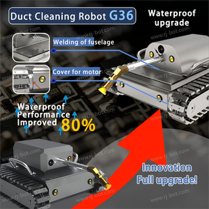Robot de <span class=keywords><strong>Limpieza</strong></span> de Ductos de Grasa Industrial de Acero Inoxidable G36 de Alta Demanda con Máquina de Alta Presión y Cubeta de Reciclaje de Aceite Usado - Product Image 5
