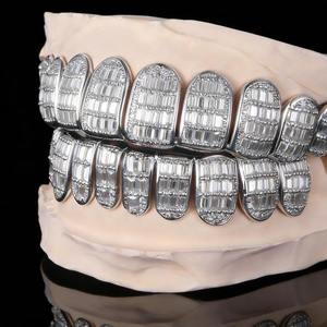 Joyas de Dientes de Lujo con Diamantes de Moissanita Redondos de Corte Brillante, Estilo Hip Hop, Accesorio Dental para Hombres y Mujeres, Regalo - Product Image 3