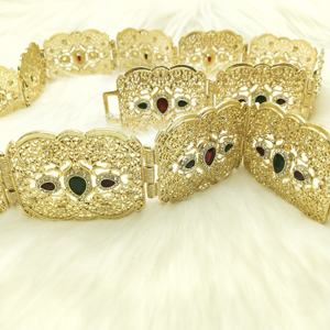 Arap gelinlik altın kaplama zincir aksesuarları ile fas kemer R konfeksiyon takı gelen özelleştirilebilir uzunluk - Product Image 2