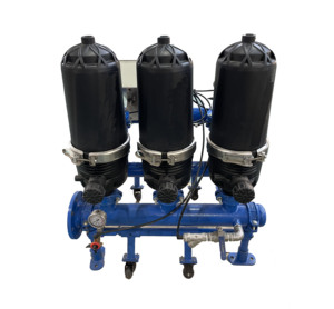 Filtro de disco de retrolavado automático de 2 pulgadas y 3 unidades para sistema de filtración de agua eficiente para riego agrícola - Product Image 1
