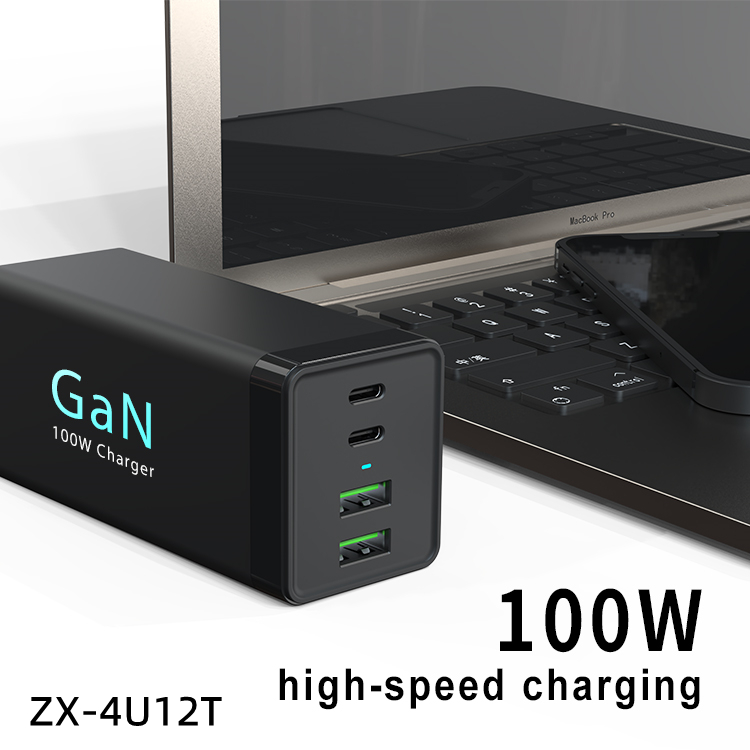 4 port GaN 100W pour le bureau